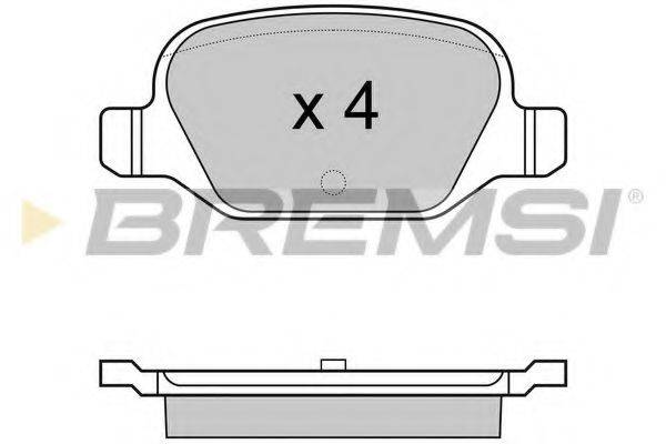 BREMSI BP2974