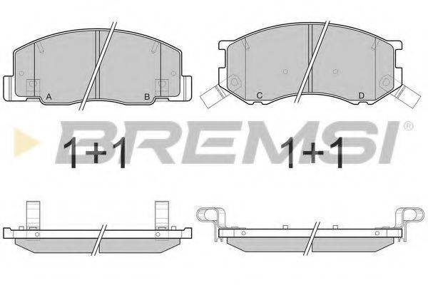 BREMSI BP3144
