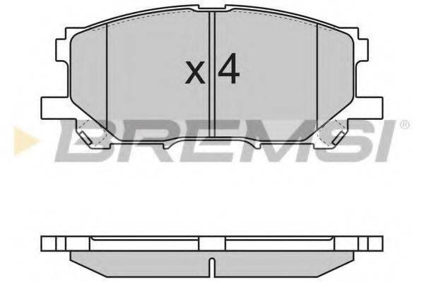 BREMSI BP3168