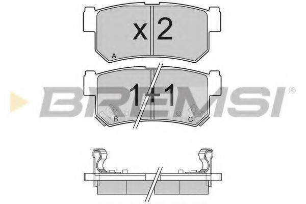 BREMSI BP3203