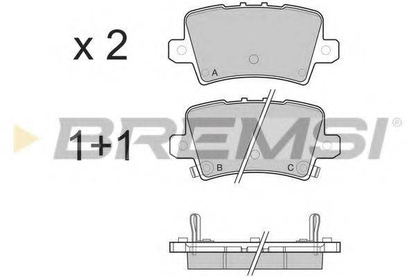 BREMSI BP3246