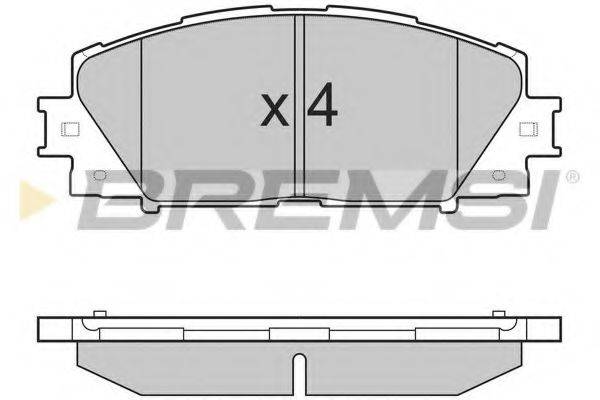 BREMSI BP3249