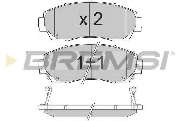 BREMSI BP3258