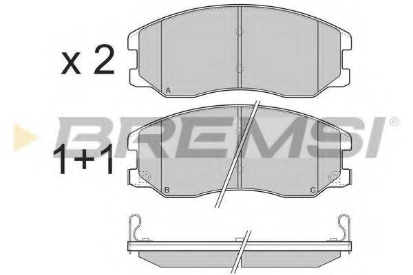 BREMSI BP3303