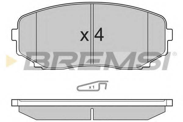 BREMSI BP3332