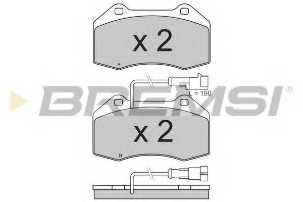 BREMSI BP3354