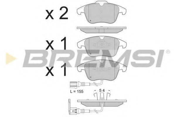 BREMSI BP3394
