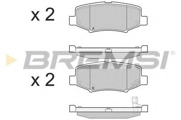 BREMSI BP3398