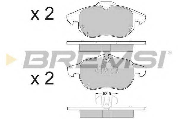 BREMSI BP3402