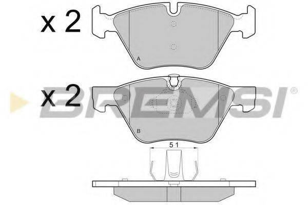 BREMSI BP3488