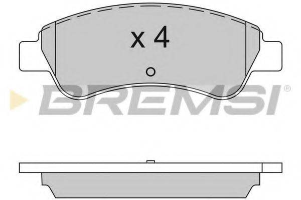 BREMSI BP3504