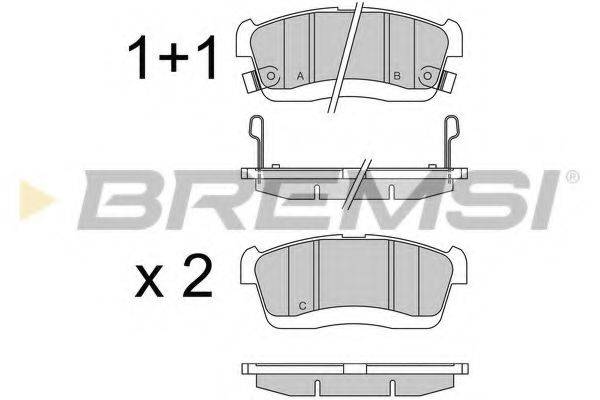 BREMSI BP3575
