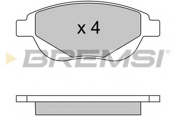 BREMSI BP3580