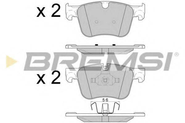 BREMSI BP3598