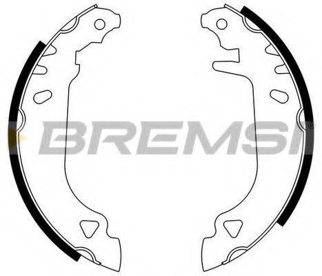 BREMSI GF0168