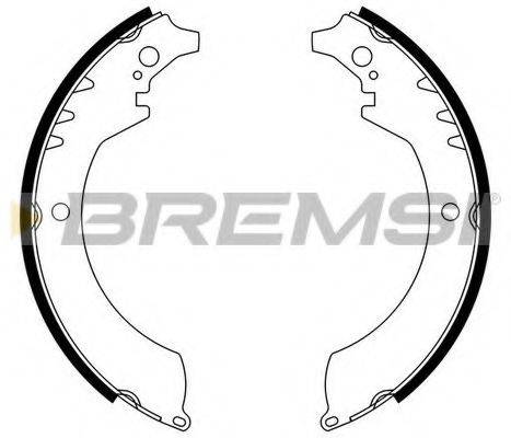 BREMSI 1528 Комплект гальмівних колодок