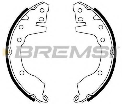 BREMSI GF0820
