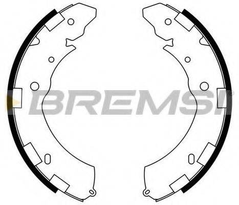 BREMSI 2833 Комплект гальмівних колодок