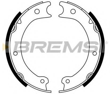 BREMSI 2866 Комплект гальмівних колодок