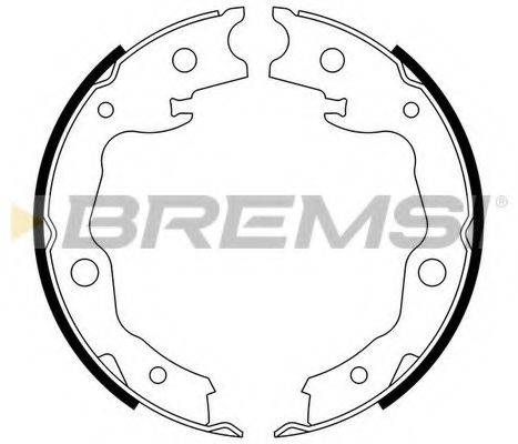 BREMSI 1548 Комплект гальмівних колодок
