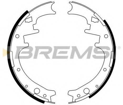 BREMSI 40445 Комплект гальмівних колодок