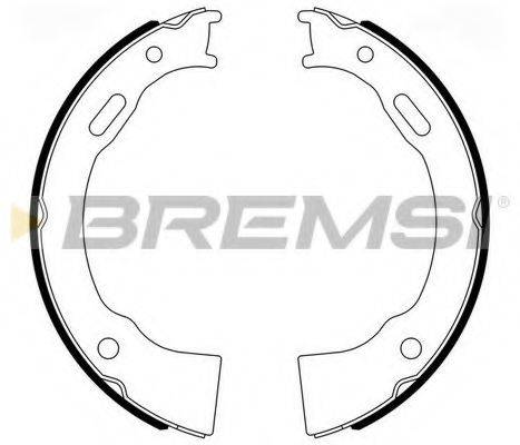 BREMSI 40700 Комплект гальмівних колодок, стоянкова гальмівна система