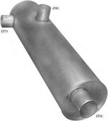 POLMO 6409 Глушник вихлопних газів кінцевий