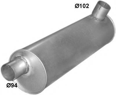 POLMO 6845 Глушник вихлопних газів кінцевий
