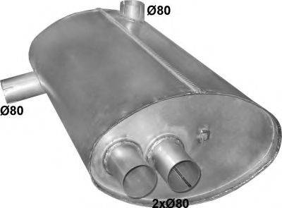POLMO 7903 Глушник вихлопних газів кінцевий