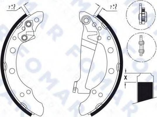 FOMAR FRICTION FO 0344