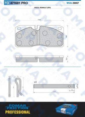 FOMAR FRICTION FO 471681