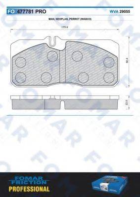 FOMAR FRICTION FO 477781