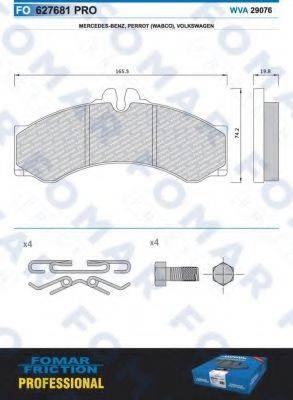 FOMAR FRICTION FO 627681