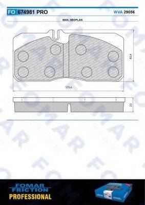 FOMAR FRICTION FO 674981