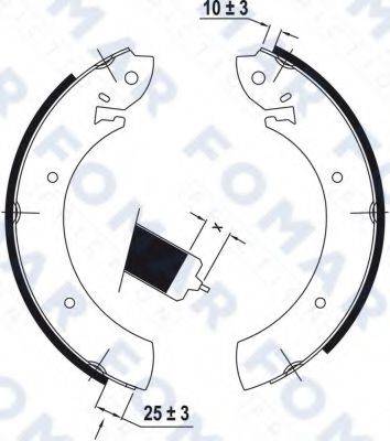 FOMAR FRICTION FO 9041