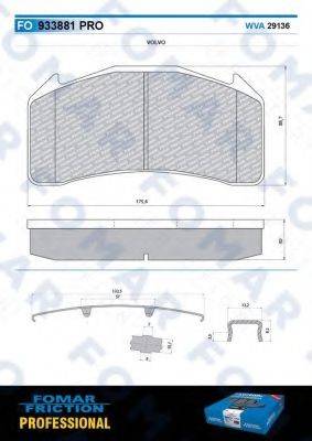 FOMAR FRICTION FO 933881