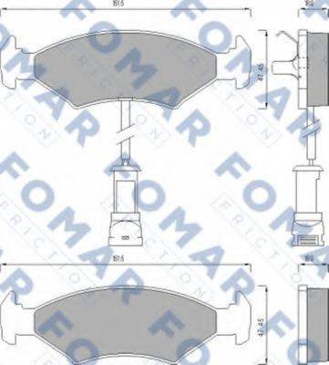 FOMAR FRICTION FO 431181