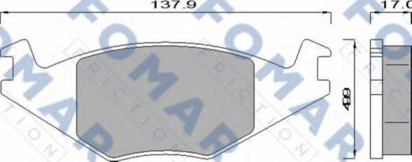 FOMAR FRICTION FO 436881