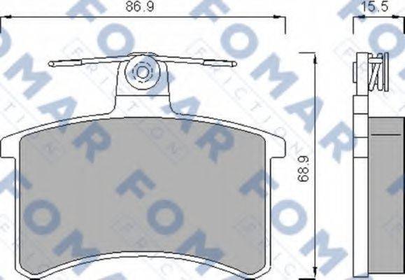FOMAR FRICTION FO 436981