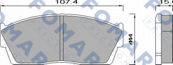 FOMAR FRICTION FO 442181