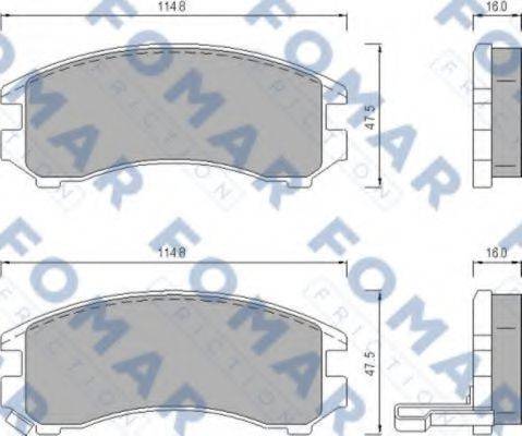 FOMAR FRICTION FO 443681