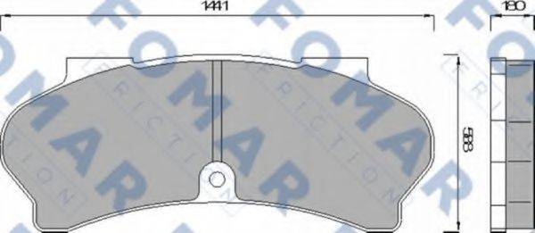 FOMAR FRICTION FO 449981