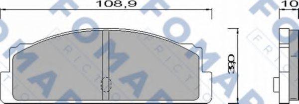 FOMAR FRICTION FO 451585