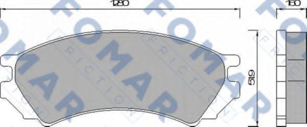 FOMAR FRICTION FO 461881