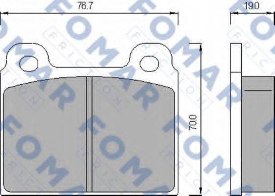 FOMAR FRICTION FO 463481