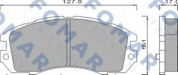 FOMAR FRICTION FO 464181