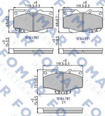 FOMAR FRICTION FO 464781