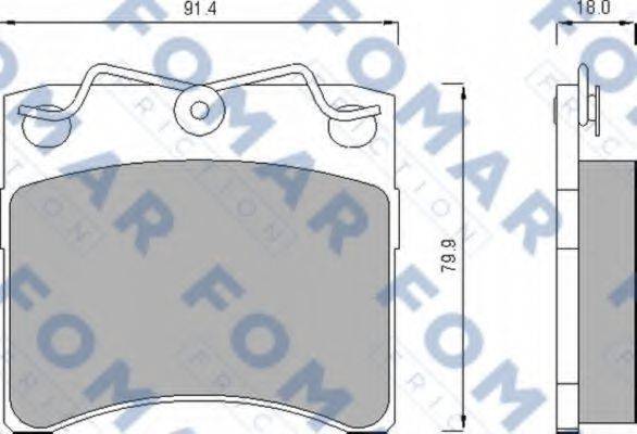 FOMAR FRICTION FO 476381