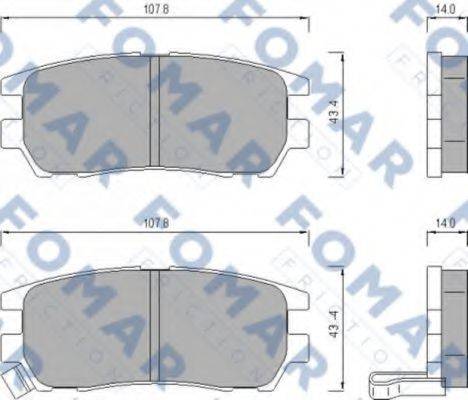FOMAR FRICTION FO 482181