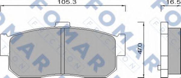 FOMAR FRICTION FO 488981